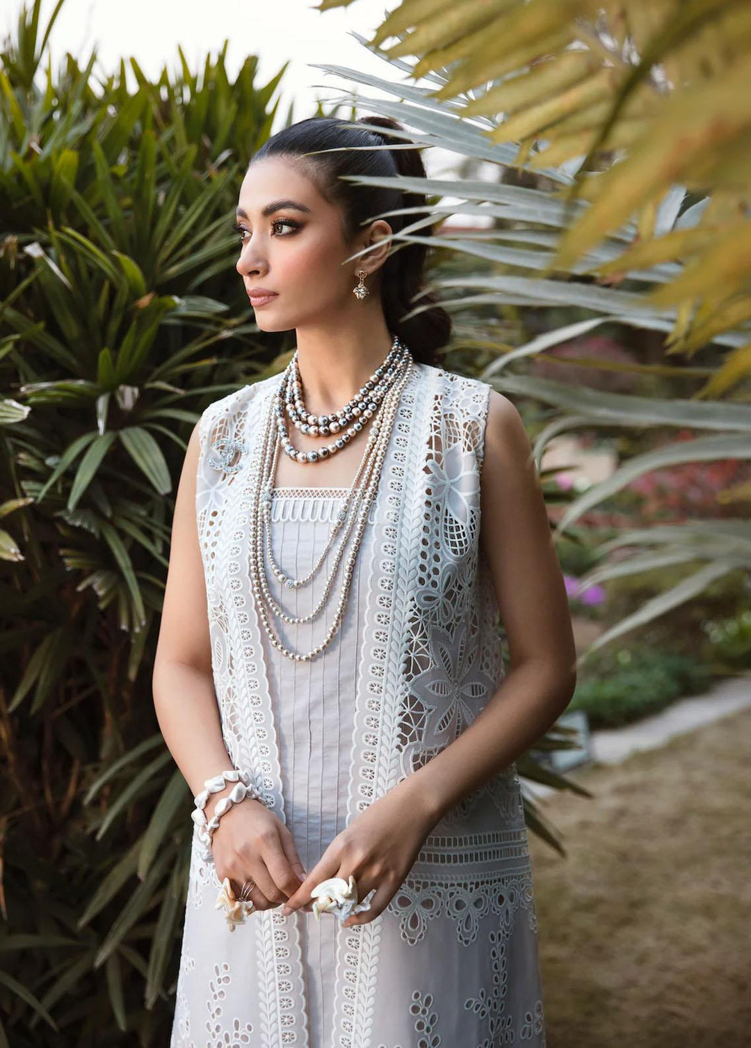Sable Vogue Embroidered Lawn Suits Unstitched 3 Piece SV23L SL-01-23-V1 ADA - Luxury Collection
