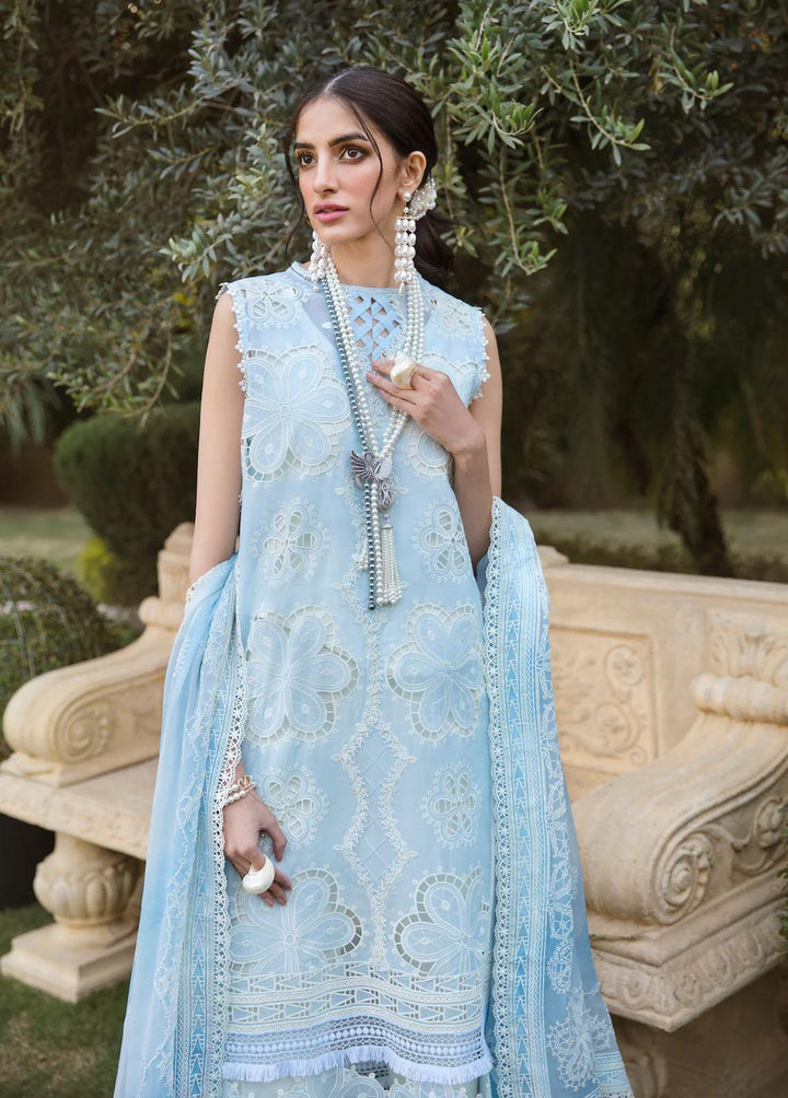 Sable Vogue Embroidered Lawn Suits Unstitched 3 Piece SV23L SL-02-23-V1 ALYSSA - Luxury Collection