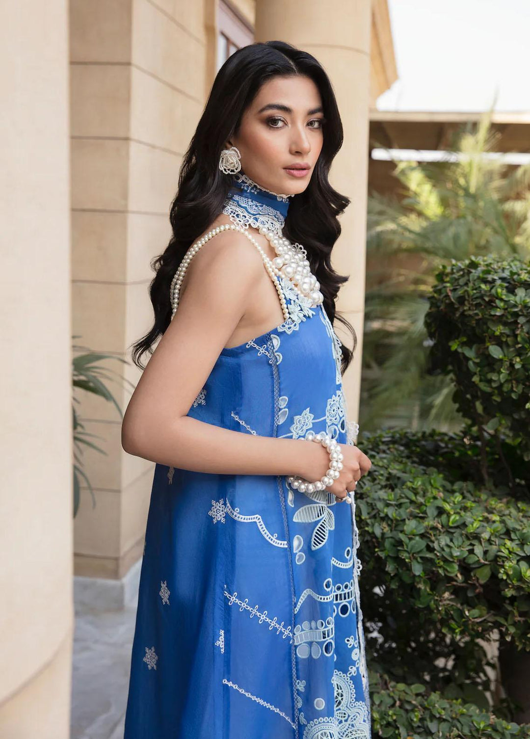 Sable Vogue Embroidered Lawn Suits Unstitched 4 Piece SV23L SL-03-23-V1 NEBULA - Luxury Collection