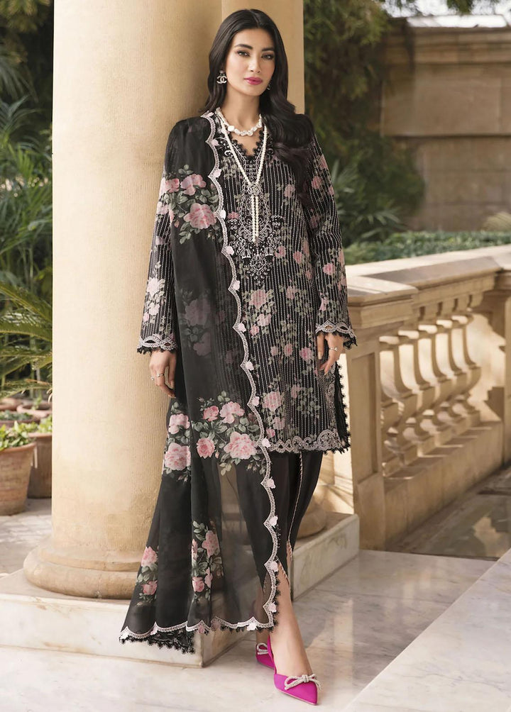 Sable Vogue Embroidered Lawn Suits Unstitched 3 Piece SV23L SL-06-23-V1 ZYRAH - Luxury Collection