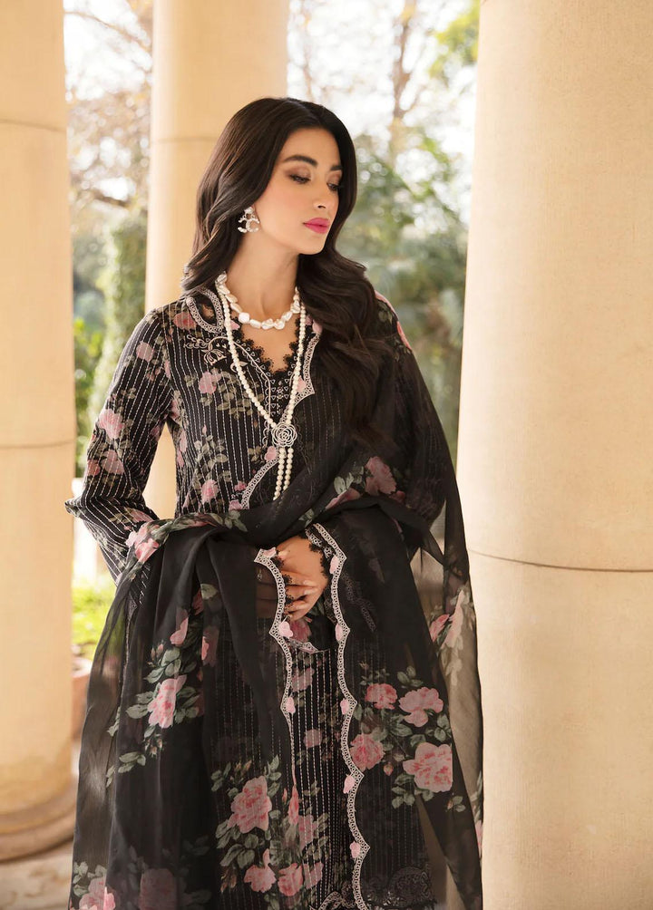 Sable Vogue Embroidered Lawn Suits Unstitched 3 Piece SV23L SL-06-23-V1 ZYRAH - Luxury Collection