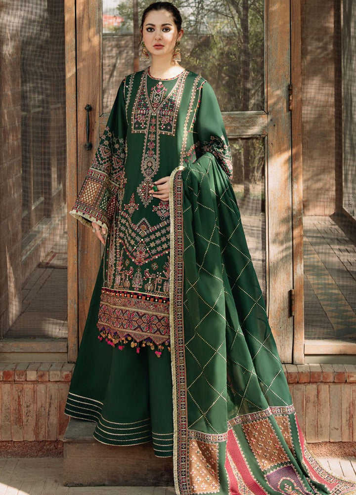 Sabrang By Jazmin Embroidered Lawn Suits Unstitched 3 Piece SBJFL022 D1 - SHABAB - Summer Collection