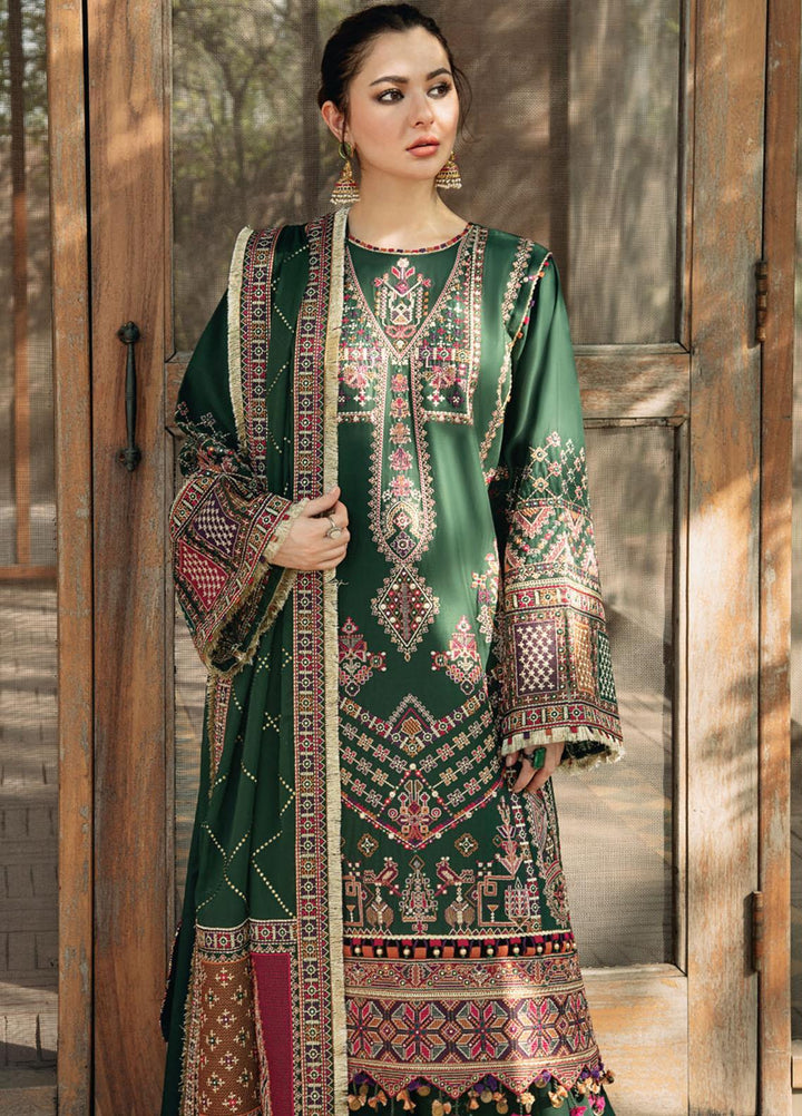 Sabrang By Jazmin Embroidered Lawn Suits Unstitched 3 Piece SBJFL022 D1 - SHABAB - Summer Collection