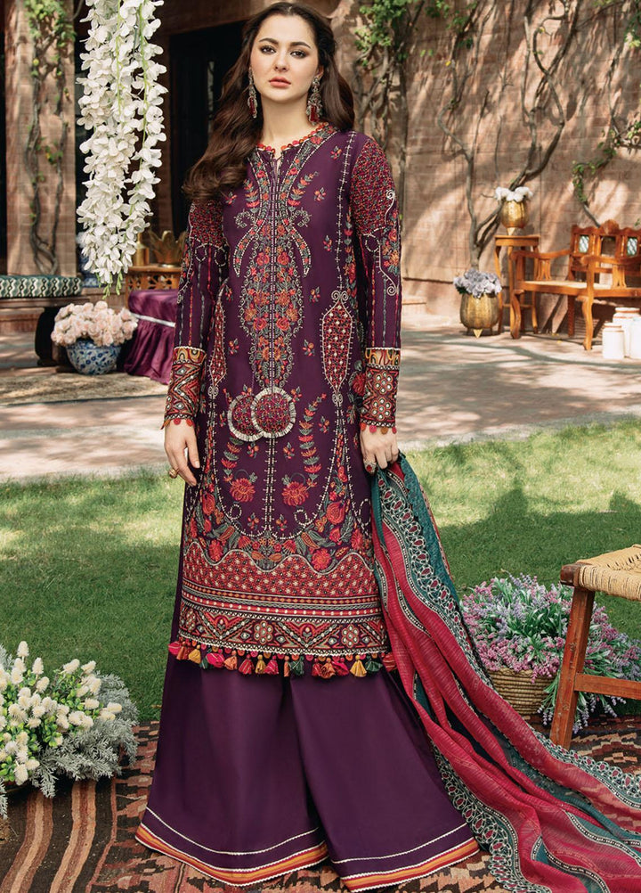 Sabrang By Jazmin Embroidered Lawn Suits Unstitched 3 Piece SBJFL022 D5 - CHAMAN - Summer Collection