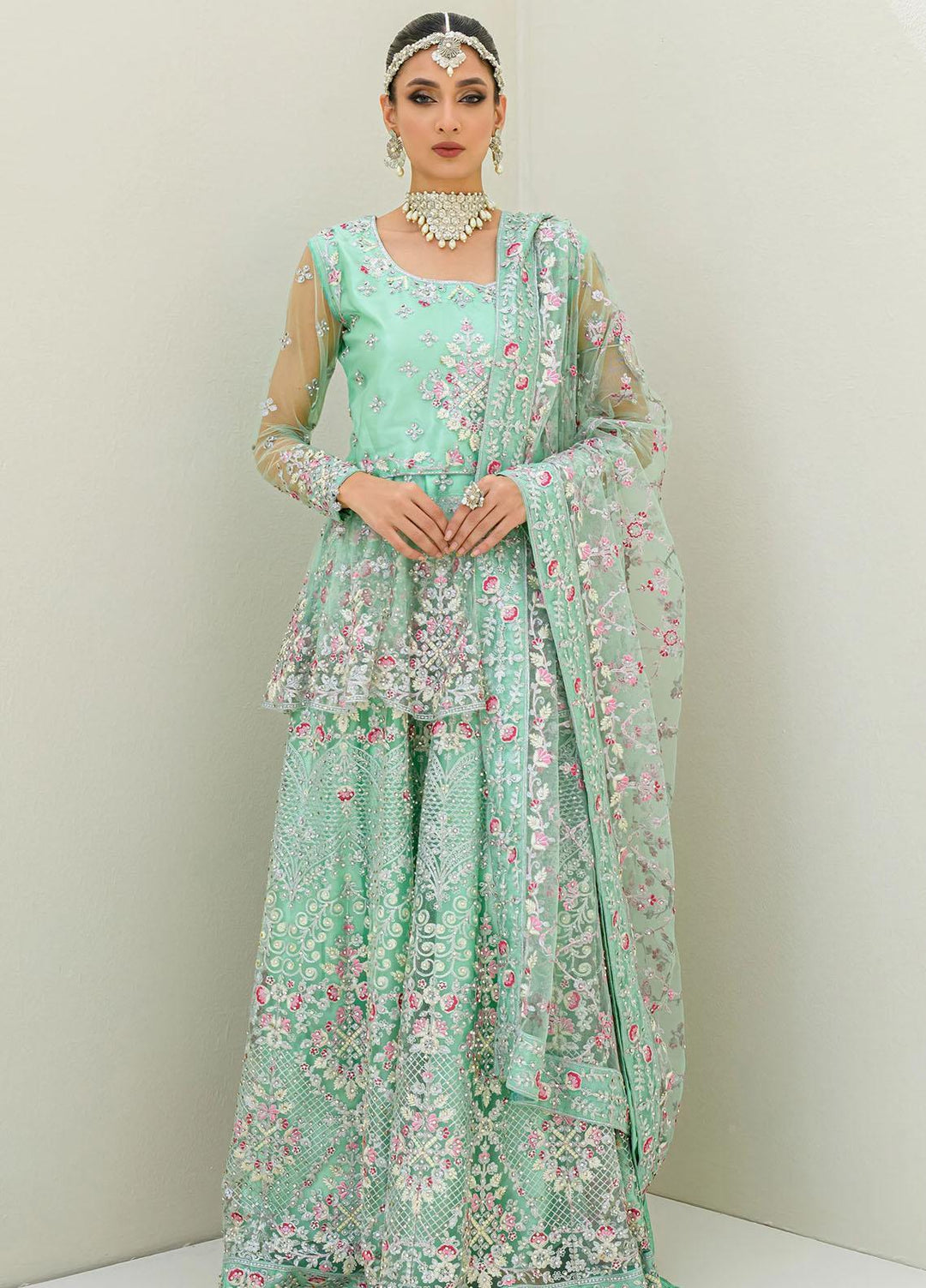 Jooray Kapray Pret Embroidered  3 Piece Suit JKAE001 Noori