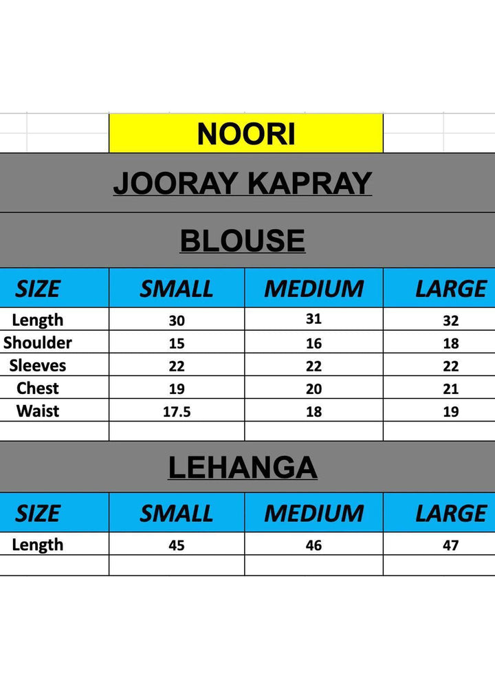 Jooray Kapray Pret Embroidered  3 Piece Suit JKAE001 Noori