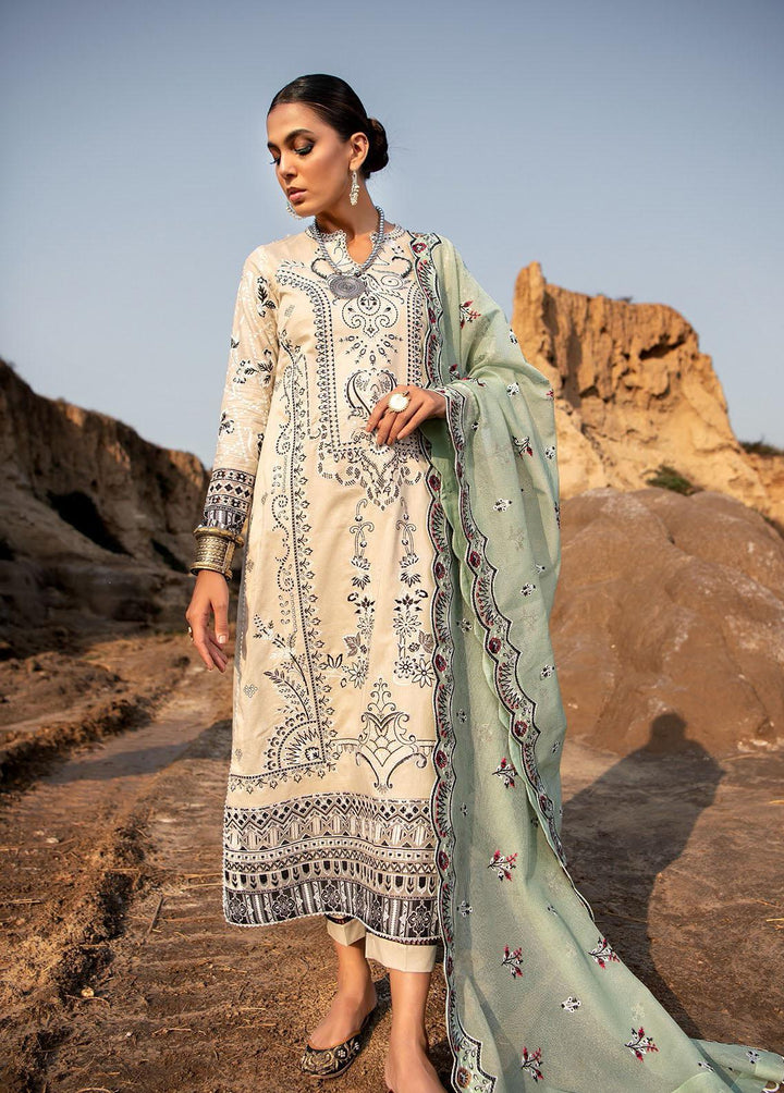 Safarnama By AIK Atelier Embroidered Lawn Suits Unstitched 3 Piece AIK22S Look 08 - Summer Collection