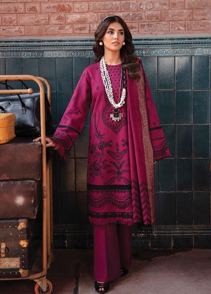 Safarnama By Rang Rasiya Embroidered Karandi Suits Unstitched 3 Piece RR22S 04 Sahar - Winter Collection