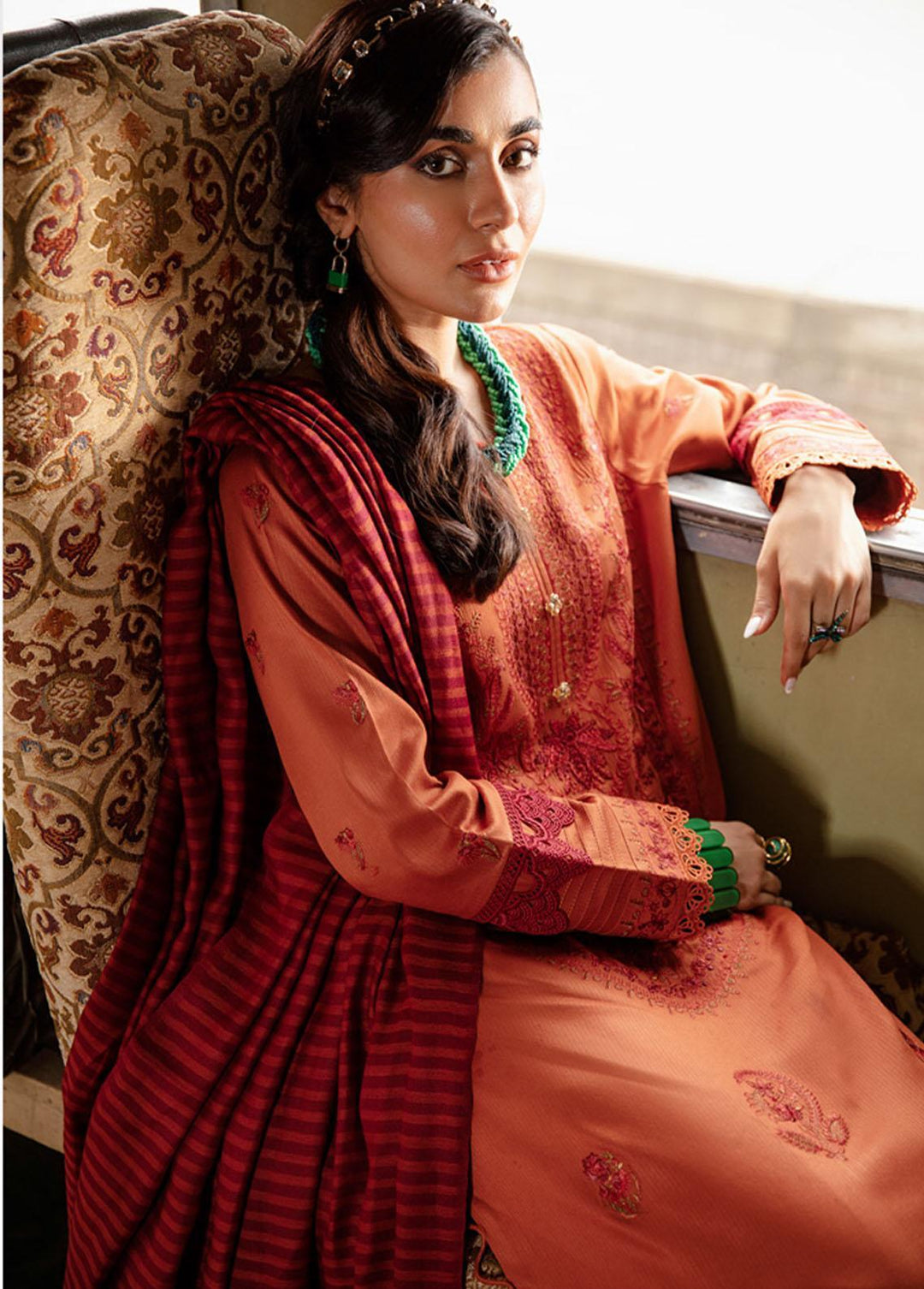 Safarnama By Rang Rasiya Embroidered Cotail Suits Unstitched 3 Piece RR22S 05 Aabroo - Winter Collection
