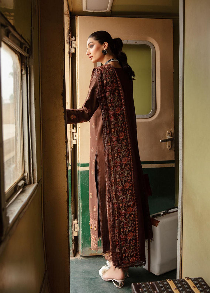 Safarnama By Rang Rasiya Embroidered Linen Suits Unstitched 3 Piece RR22S 09 Diya - Winter Collection