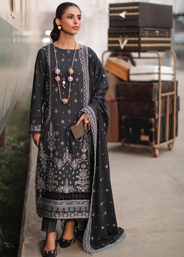 Safarnama By Rang Rasiya Embroidered Linen Suits Unstitched 3 Piece RR22S 12 Naaz - Winter Collection