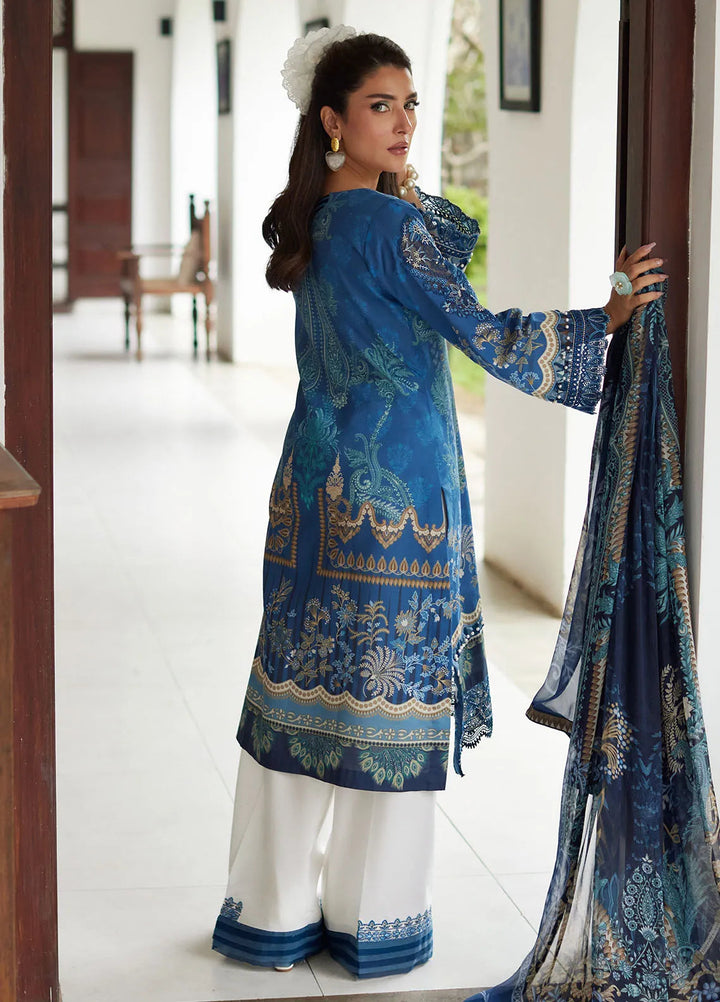 Saffira by Gulaal Embroidered Lawn Suits Unstitched 3 Piece GL25SL D-01 Aadhya - Summer Collection