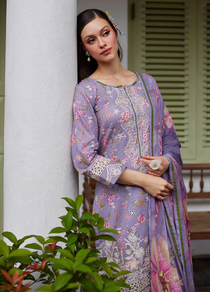 Saffira by Gulaal Embroidered Lawn Suits Unstitched 3 Piece GL25SL D-02 Miaa - Summer Collection