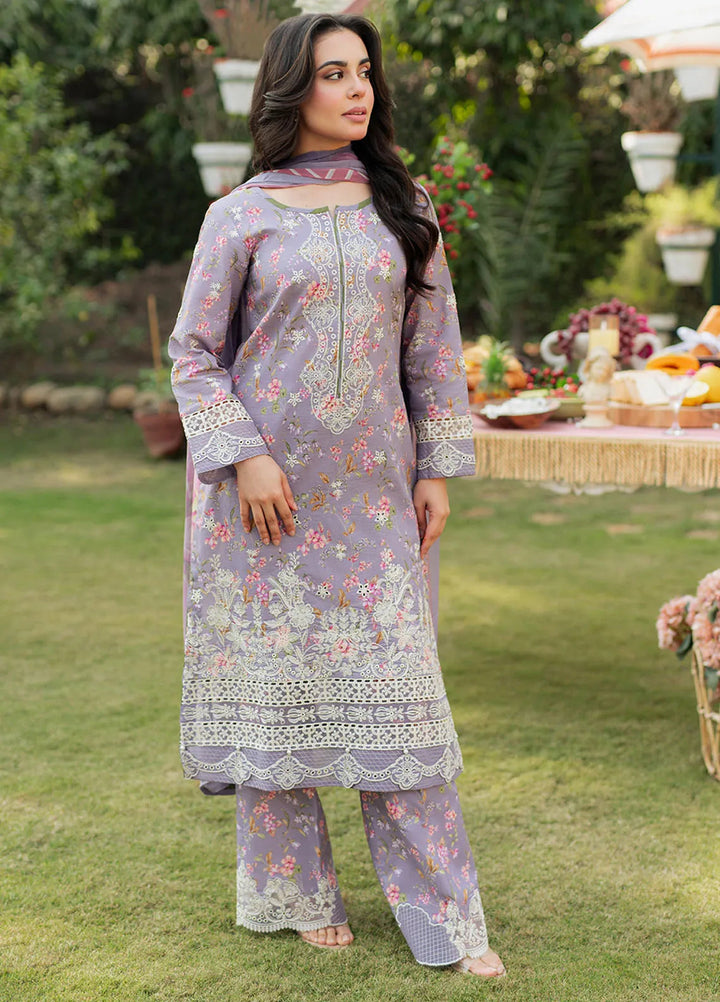 Saffira by Gulaal Embroidered Lawn Suits Unstitched 3 Piece GL25SL D-02 Miaa - Summer Collection