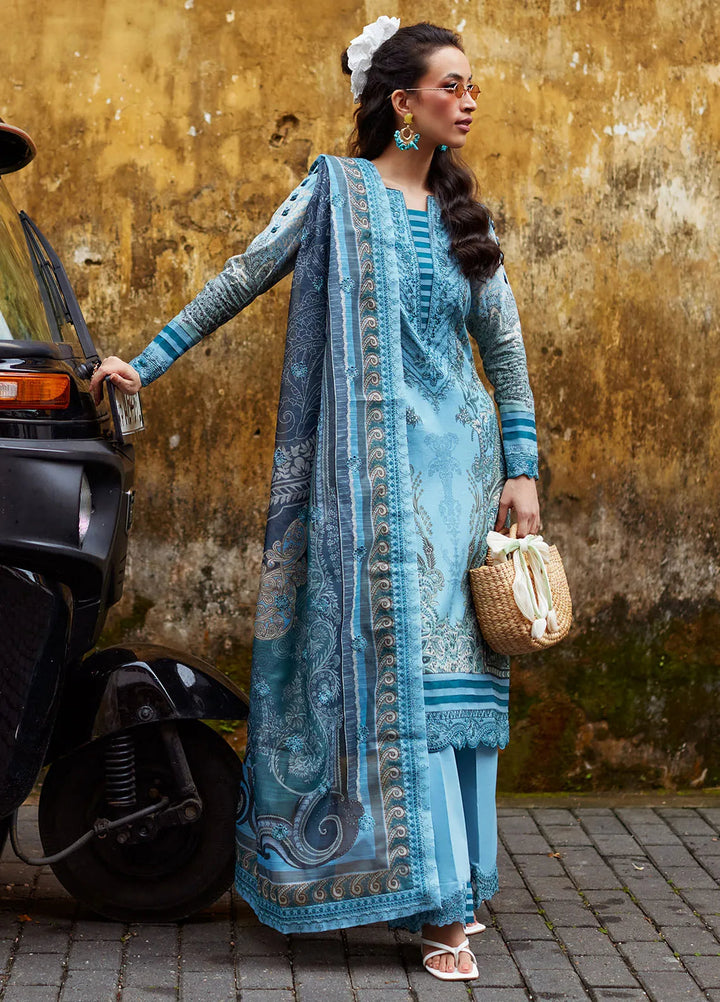 Saffira by Gulaal Embroidered Lawn Suits Unstitched 3 Piece GL25SL D-03 Inayah - Summer Collection