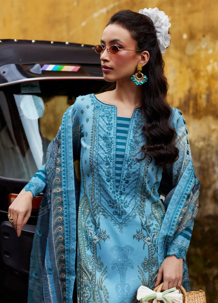 Saffira by Gulaal Embroidered Lawn Suits Unstitched 3 Piece GL25SL D-03 Inayah - Summer Collection