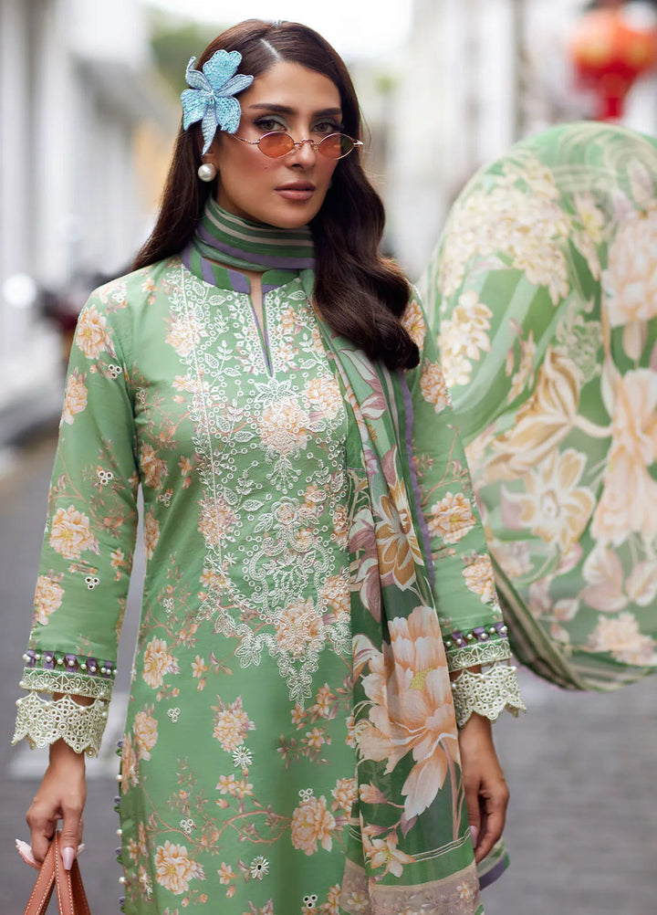 Saffira by Gulaal Embroidered Lawn Suits Unstitched 3 Piece GL25SL D-06 Nora - Summer Collection