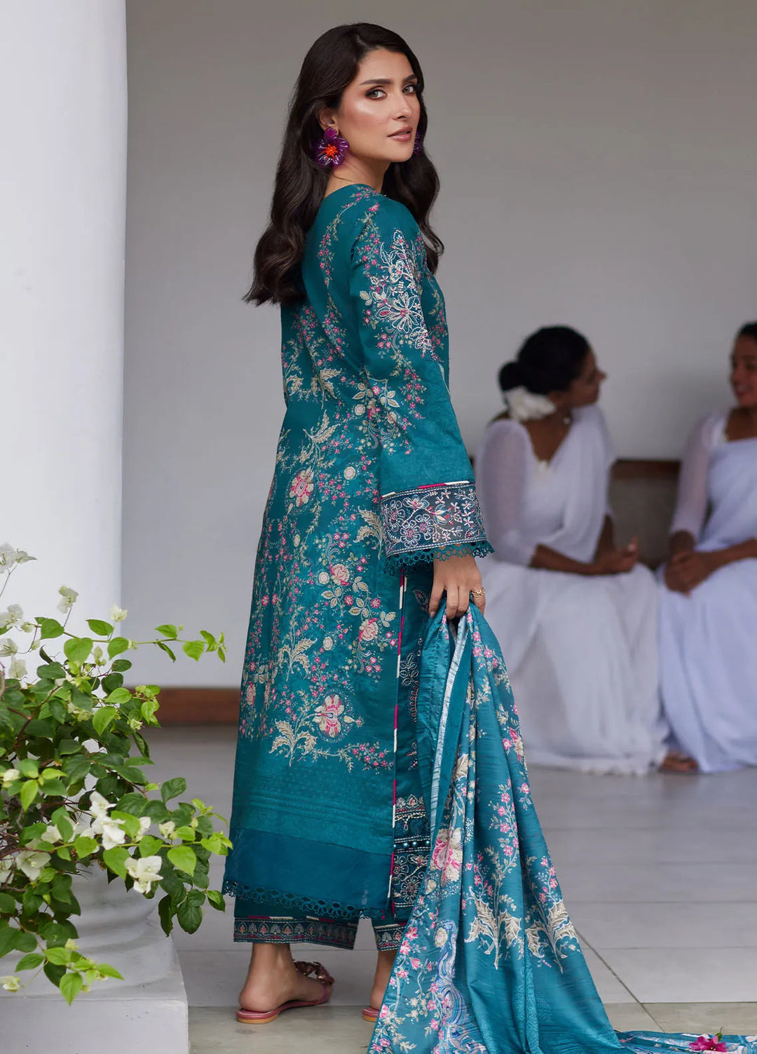 Saffira by Gulaal Embroidered Lawn Suits Unstitched 3 Piece GL25SL D-07 Camila - Summer Collection