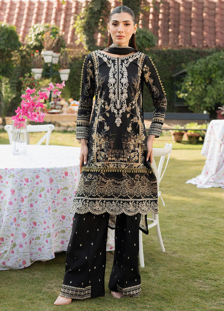 Saffira by Gulaal Embroidered Lawn Suits Unstitched 3 Piece GL25SL D-08 Amiri - Summer Collection