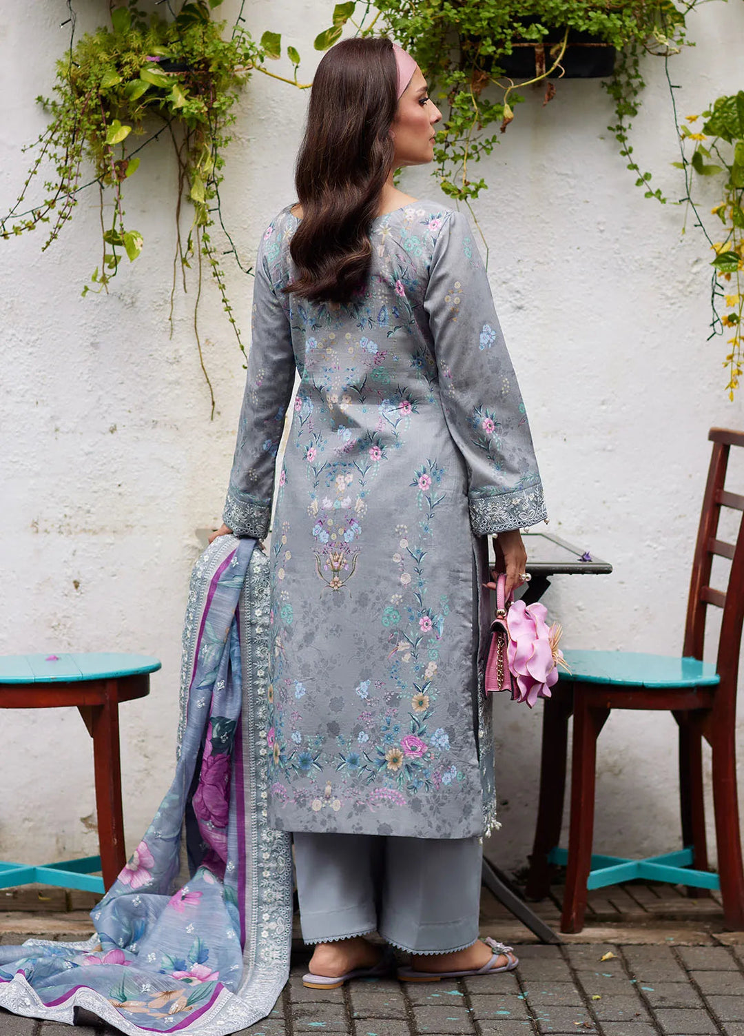 Saffira by Gulaal Embroidered Lawn Suits Unstitched 3 Piece GL25SL D-09 Carla - Summer Collection