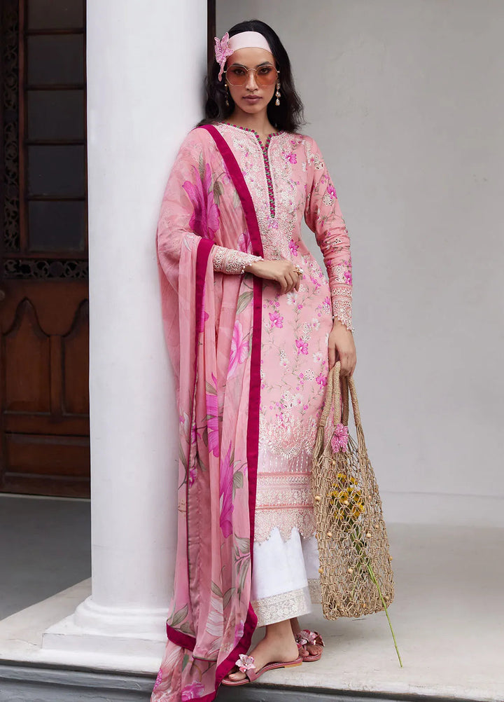 Saffira by Gulaal Embroidered Lawn Suits Unstitched 3 Piece GL25SL D-10 Mila - Summer Collection