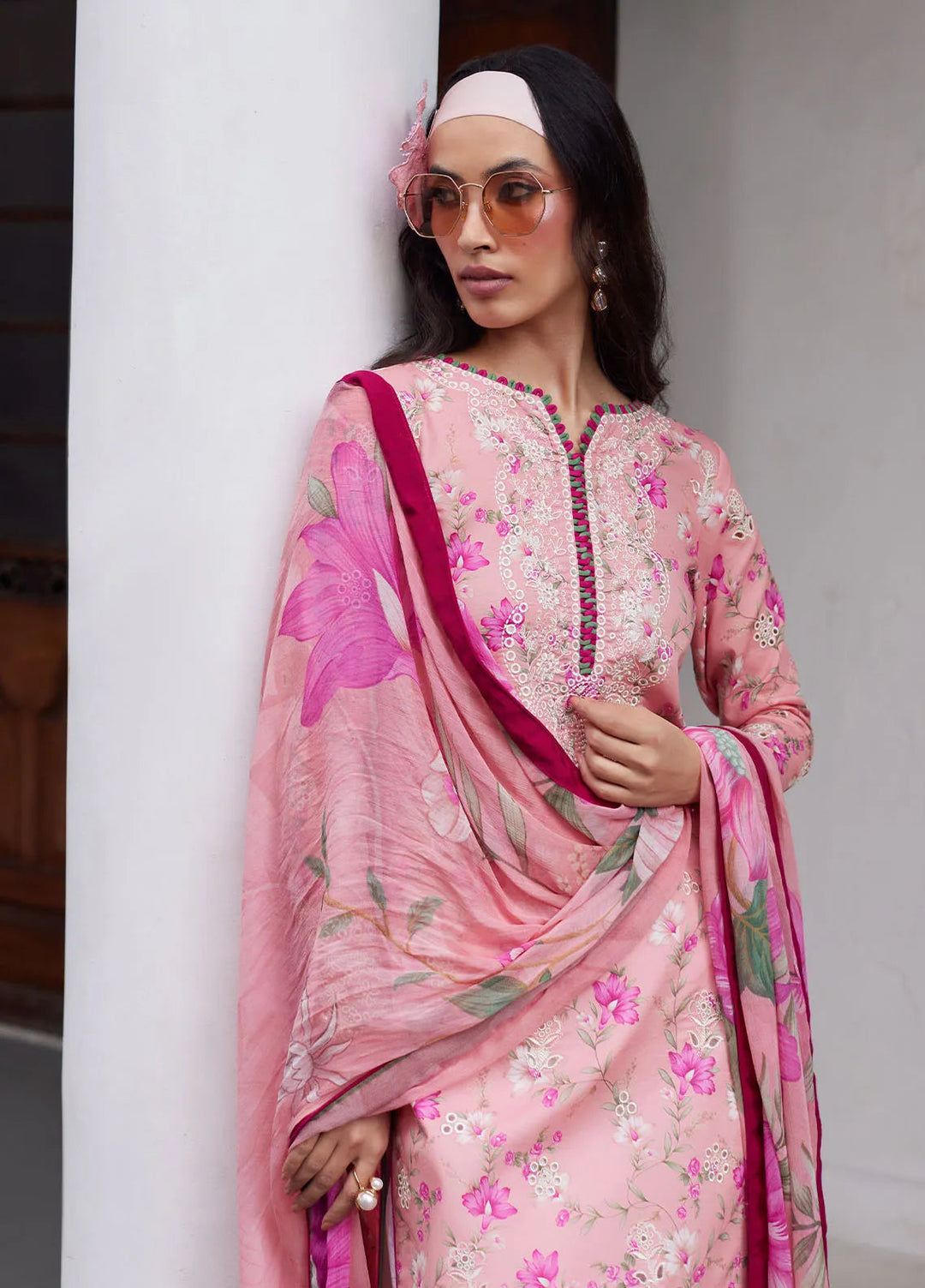 Saffira by Gulaal Embroidered Lawn Suits Unstitched 3 Piece GL25SL D-10 Mila - Summer Collection
