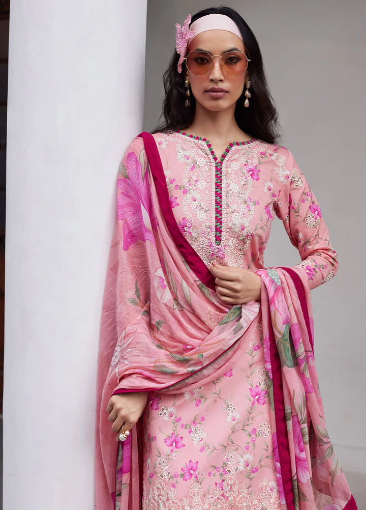 Saffira by Gulaal Embroidered Lawn Suits Unstitched 3 Piece GL25SL D-10 Mila - Summer Collection