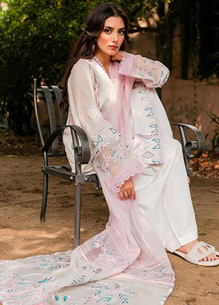 Zoya & Fatima Pret Embroidered Lawn 4 Piece Suit SFR-101