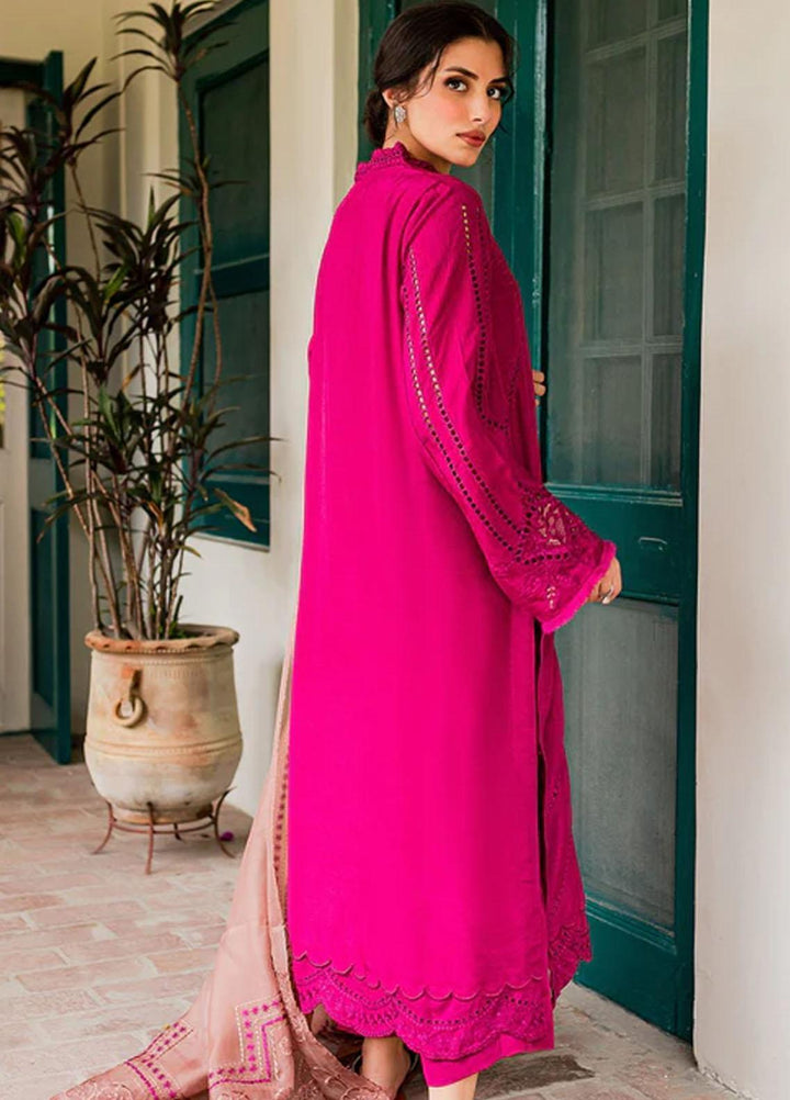 Zoya & Fatima Pret Embroidered Raw Silk 3 Piece Suit SFR-420