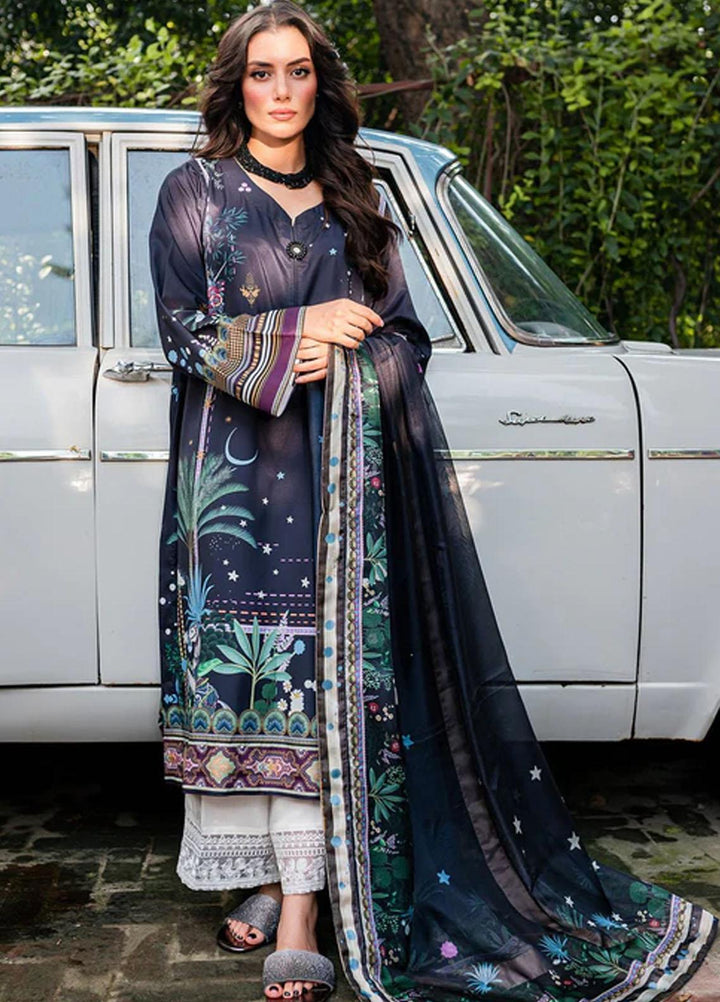 Zoya & Fatima Pret Embroidered Grip 3 Piece Suit SFR-599