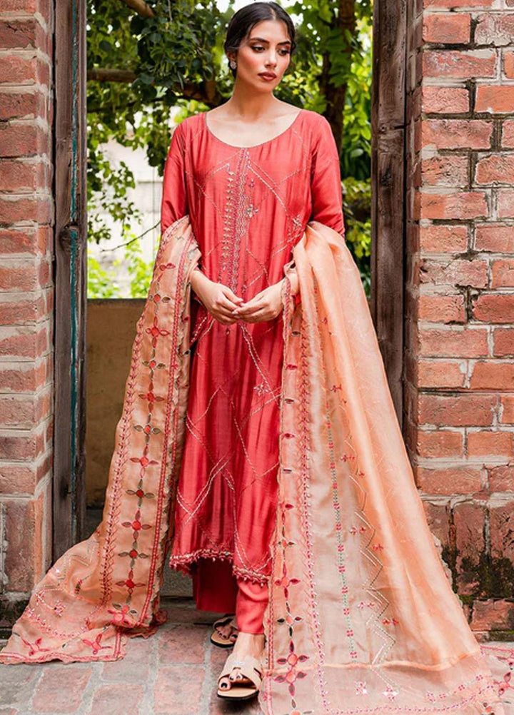 Zoya & Fatima Pret Embroidered Lawn 4 Piece Suit SFR-625