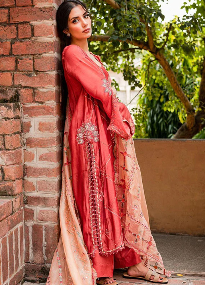 Zoya & Fatima Pret Embroidered Lawn 4 Piece Suit SFR-625