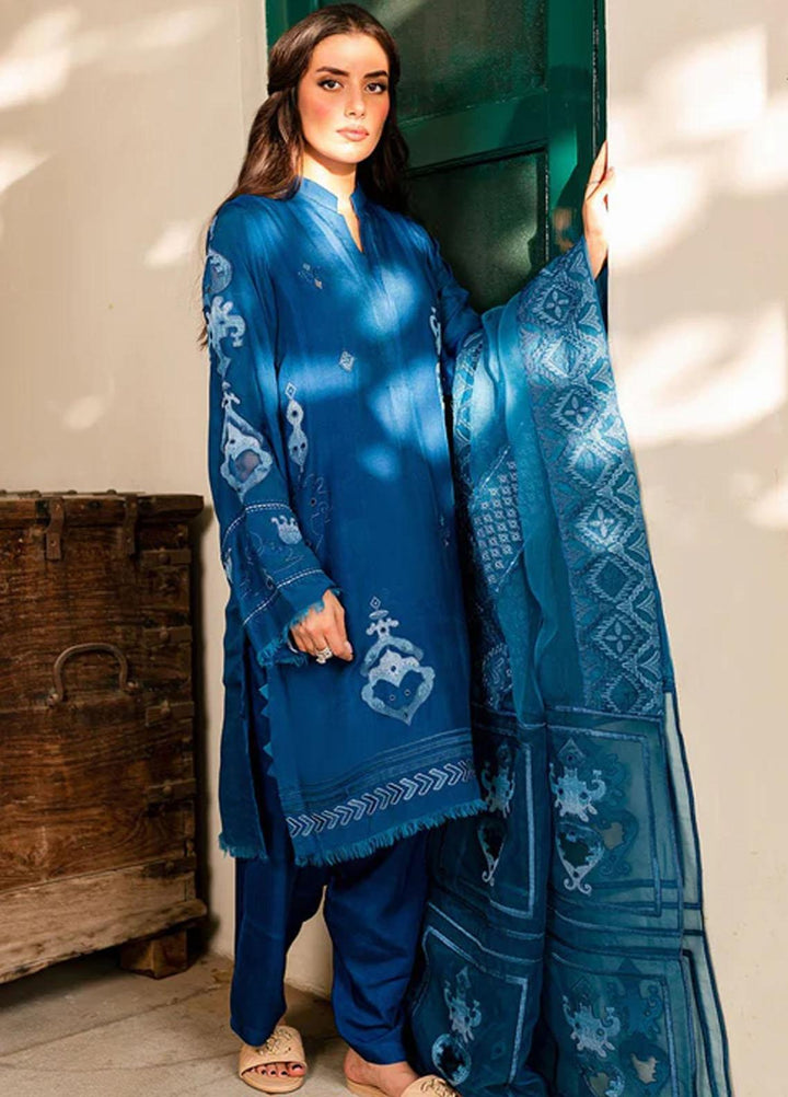 Zoya & Fatima Pret Embroidered Lawn 4 Piece Suit SFR-687