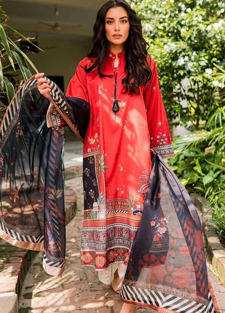 Zoya & Fatima Pret Embroidered Grip 3 Piece Suit SFR-767