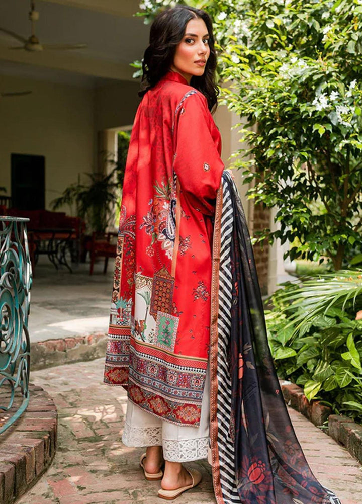 Zoya & Fatima Pret Embroidered Grip 3 Piece Suit SFR-767