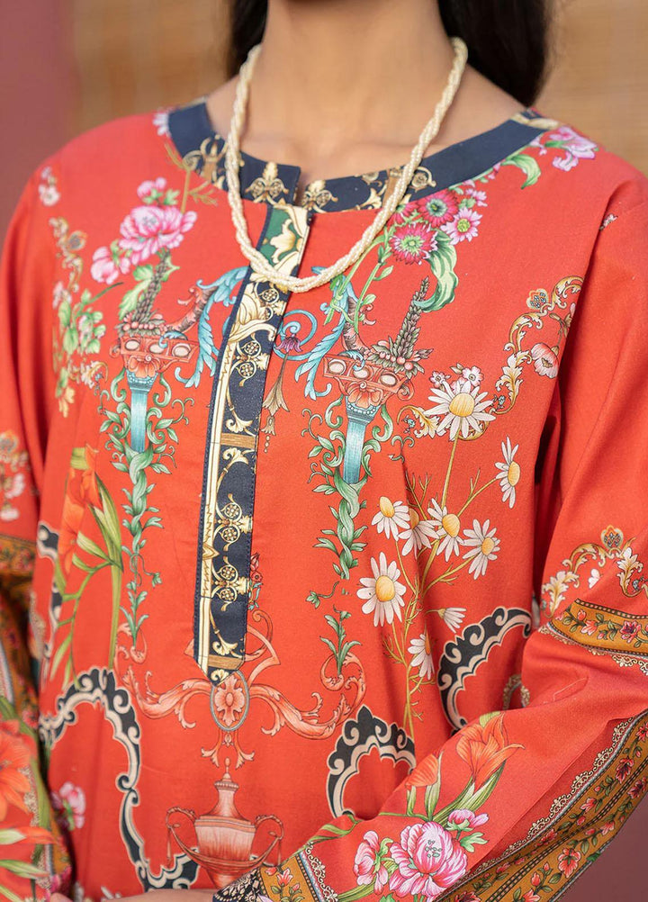 Safwa Printed Lawn  Unstitched Kurties SW23DP SKD-261 - Summer Collection