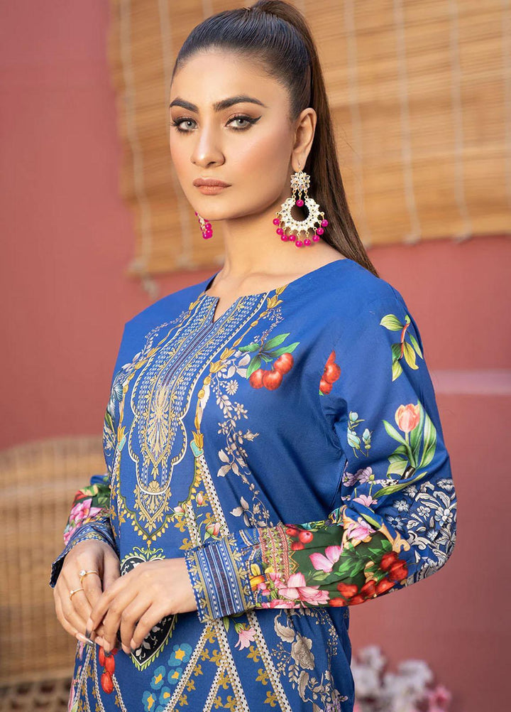 Safwa Printed Lawn  Unstitched Kurties SW23DP SKD-262 - Summer Collection