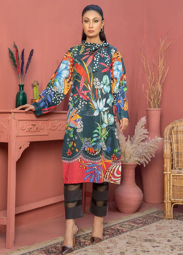 Safwa Printed Lawn  Unstitched Kurties SW23DP SKD-265 - Summer Collection