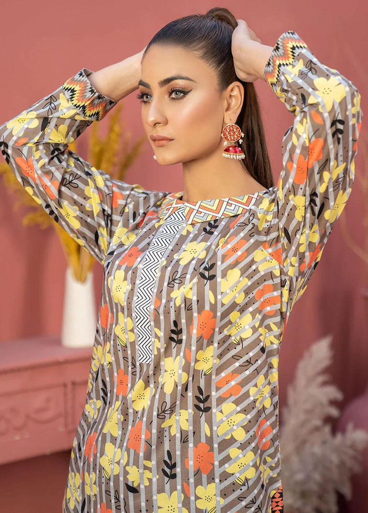 Safwa Printed Lawn  Unstitched Kurties SW23DP SKD-266 - Summer Collection