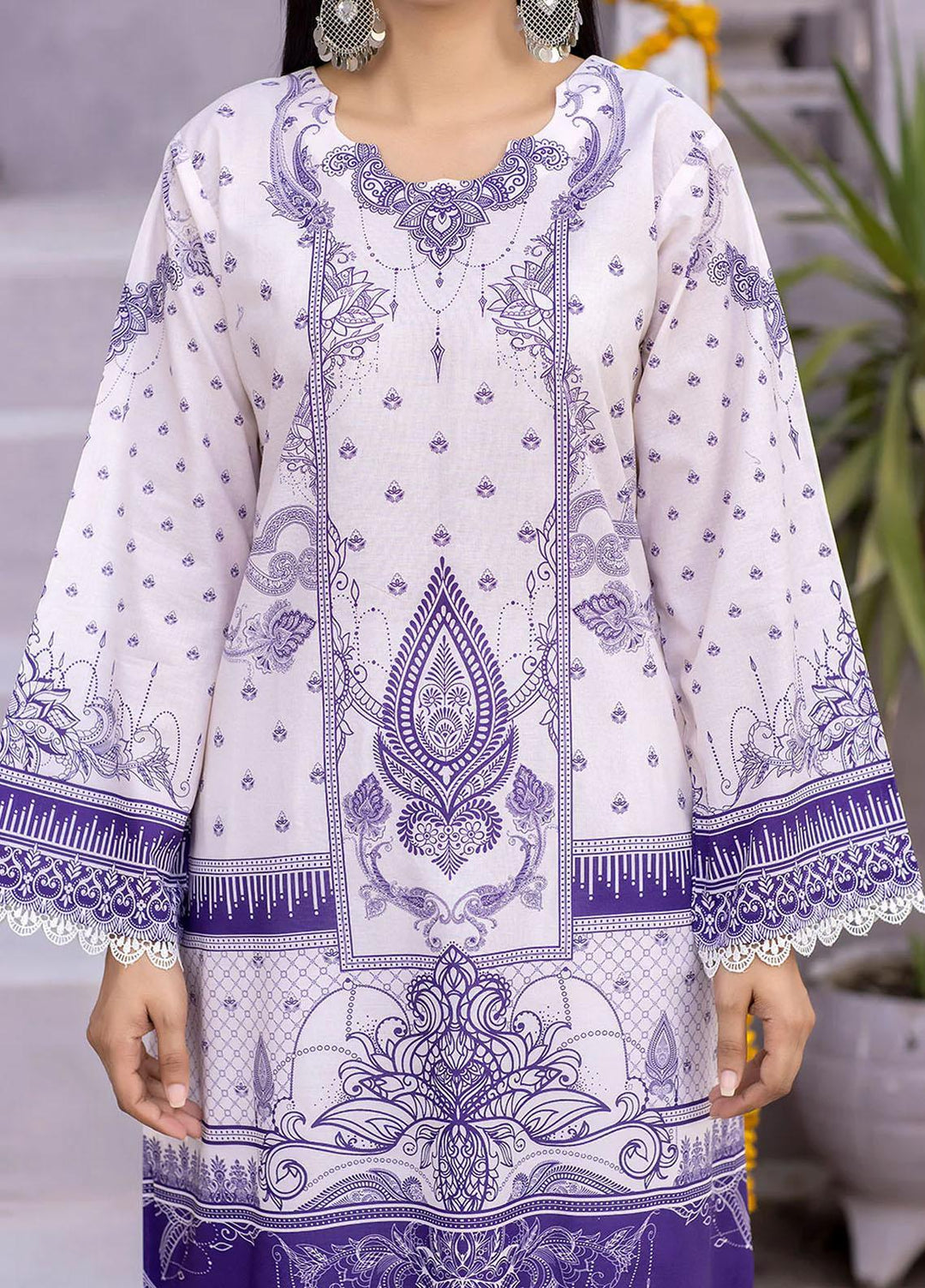 Safwa Printed Lawn  Unstitched Kurties SW23DP-V2 SKD-271 - Summer Collection