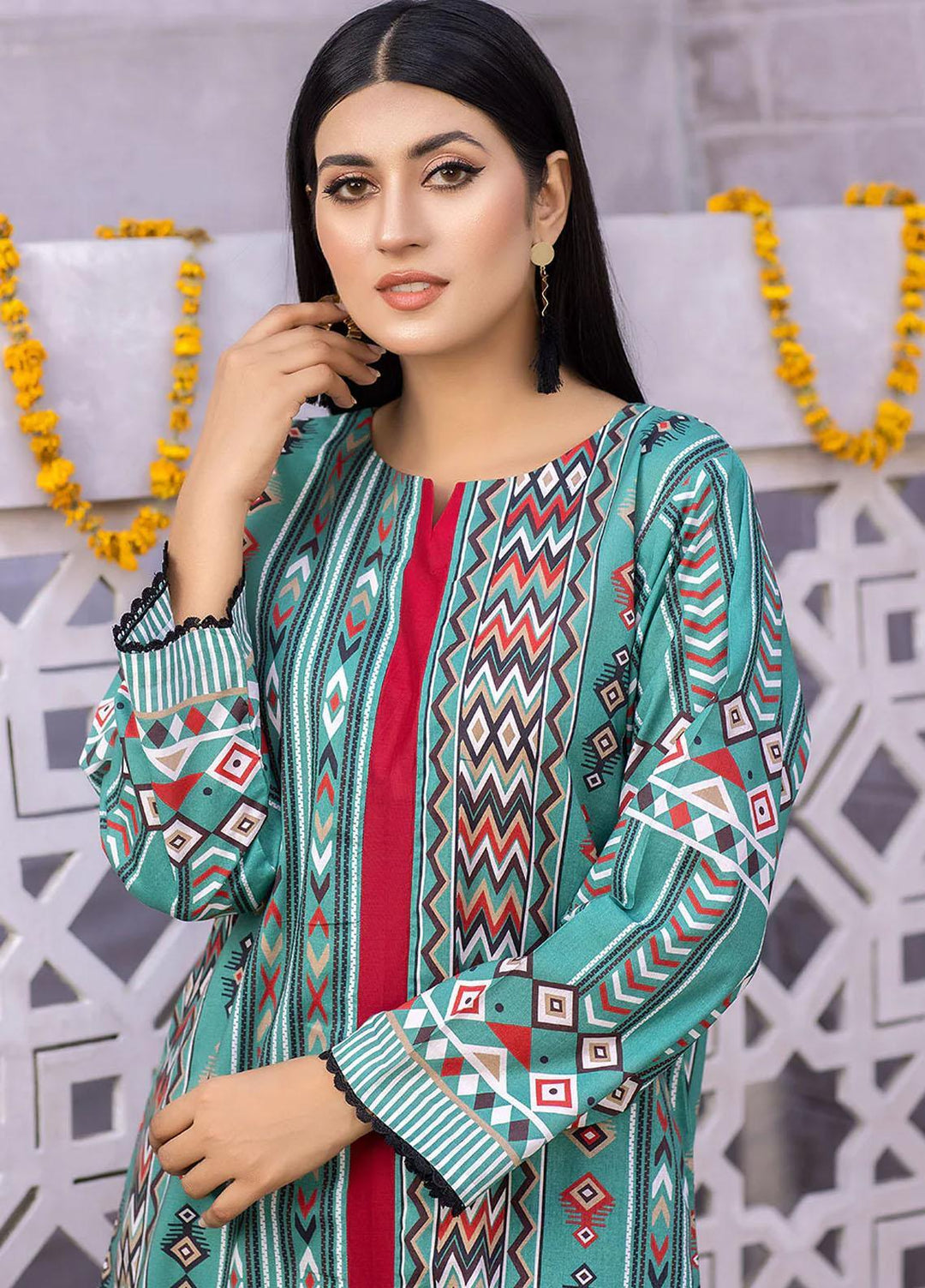 Safwa Printed Lawn  Unstitched Kurties SW23DP-V2 SKD-272 - Summer Collection