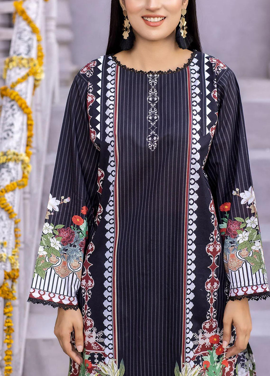 Safwa Printed Lawn  Unstitched Kurties SW23DP-V2 SKD-274 - Summer Collection