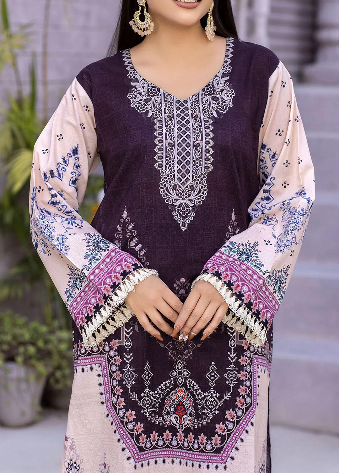 Safwa Printed Lawn  Unstitched Kurties SW23DP-V2 SKD-280 - Summer Collection