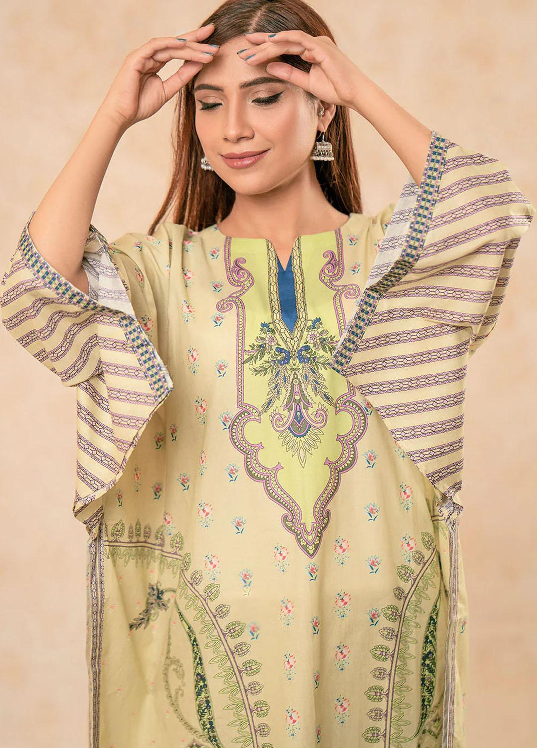 Safwa Printed Lawn Suits Unstitched 2 Piece SW23L S2P-41 Brandy - Summer Collection