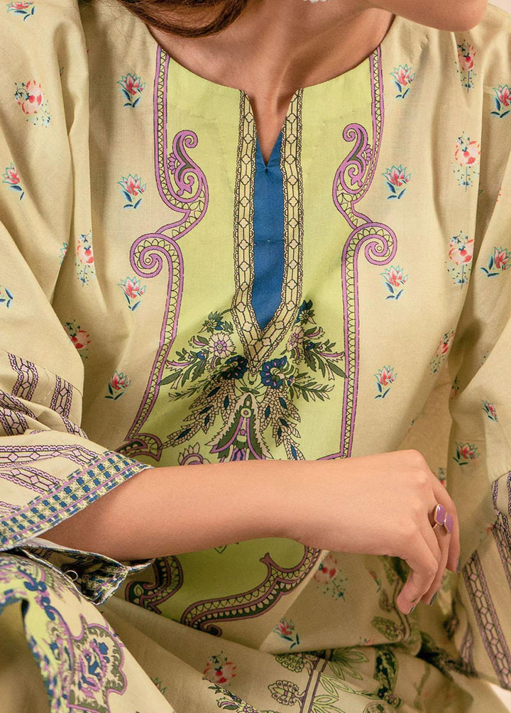 Safwa Printed Lawn Suits Unstitched 2 Piece SW23L S2P-41 Brandy - Summer Collection