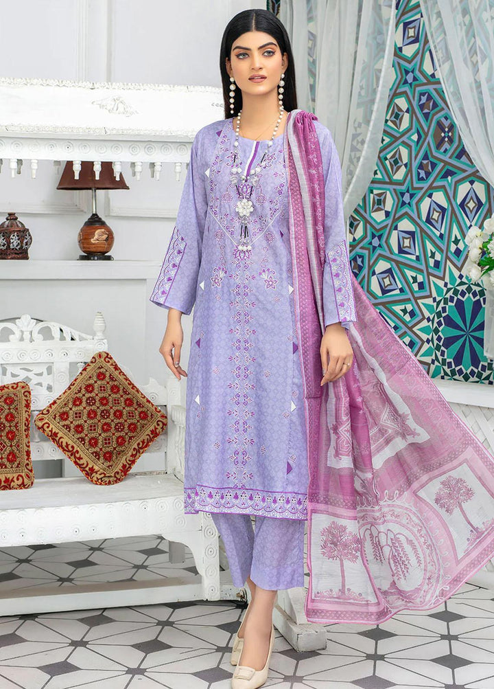 Safwa Pret Embroidered Lawn 3 Piece Suit SW23P 3P-EMB-123 Casper