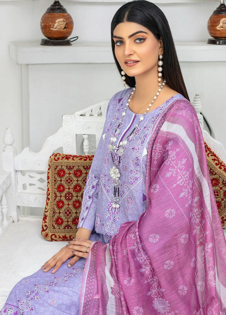 Safwa Pret Embroidered Lawn 3 Piece Suit SW23P 3P-EMB-123 Casper