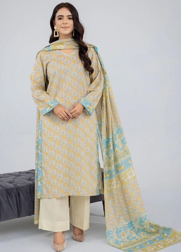 Safwa Pret Embroidered Lawn 3 Piece Suit SW23P 3P-PR-139 Multi