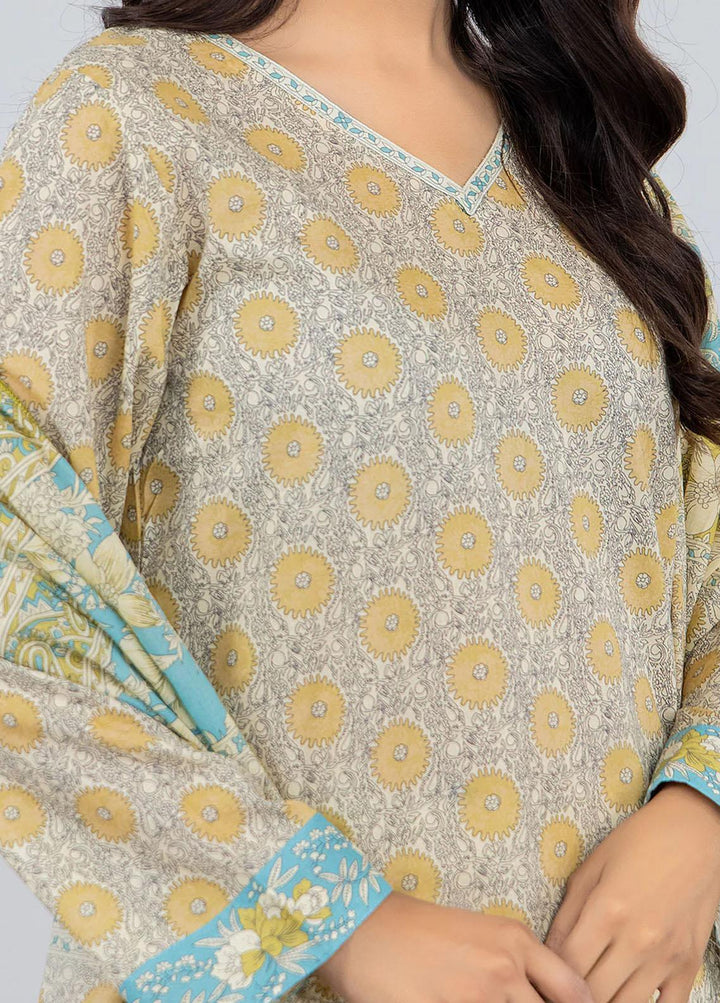 Safwa Pret Embroidered Lawn 3 Piece Suit SW23P 3P-PR-139 Multi