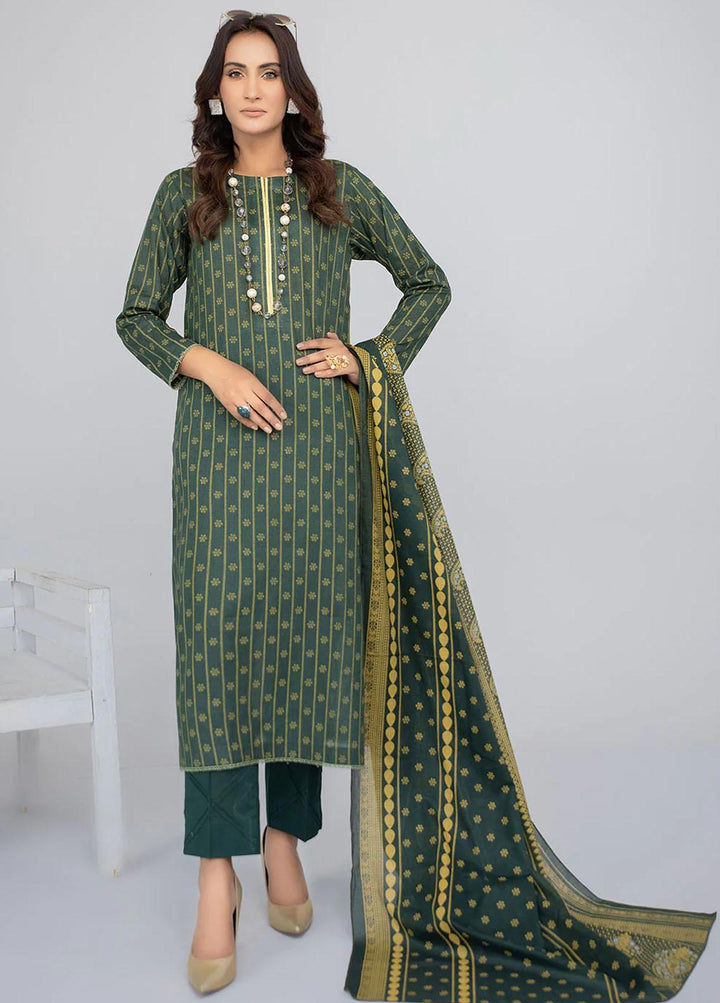 Safwa Pret Embroidered Lawn 3 Piece Suit SW23P 3P-PR-141 Grey Asparagus